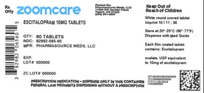 Escitalopram Label (Escitalopram Label)